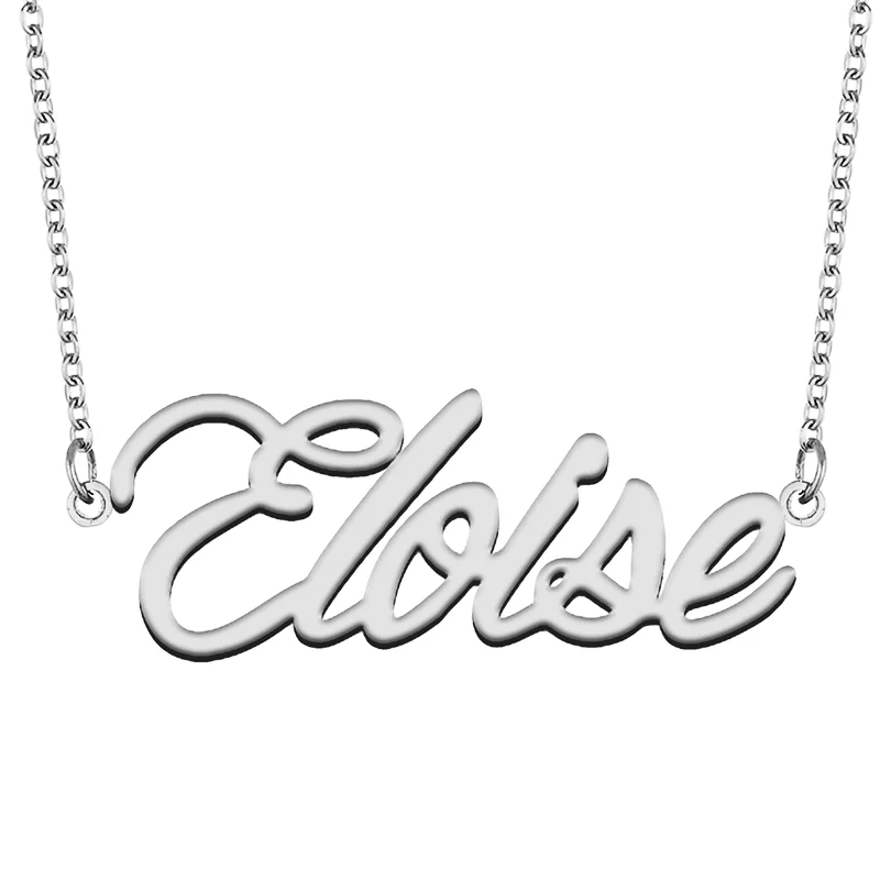 Eloise Custom Name Necklace Customized Pendant Choker Personalized Jewelry Gift for Women Girls Friend Christmas Present