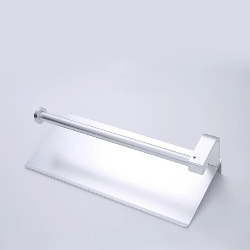 

Space Aluminum Holder Tissue Rolls Storage Shelf Wall Mounted Mobile Phone Storage Rack Bathroom Accessories (Silve