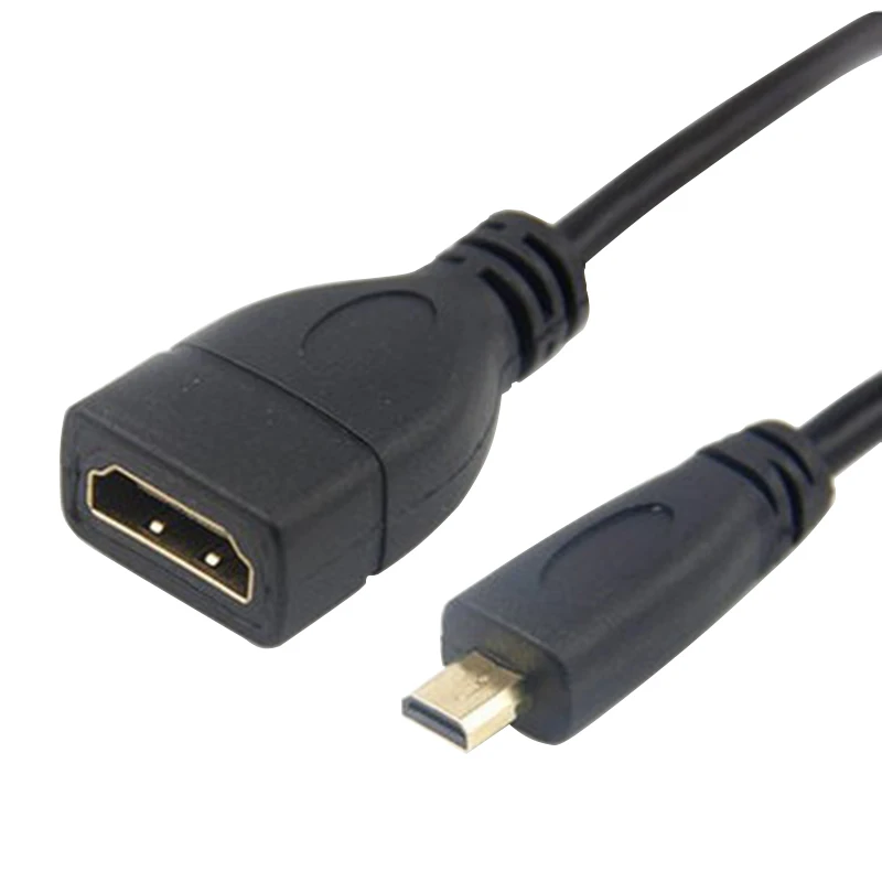 Larryjoe Micro HDMI совместимый штекер к переходник с разъемом типа D 1080P|Кабели HDMI| |