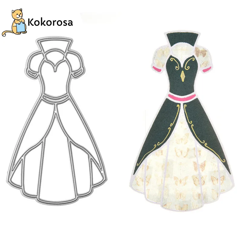 Kokorosa платье юбка одежда металлические пресс формы для рукоделия штампы