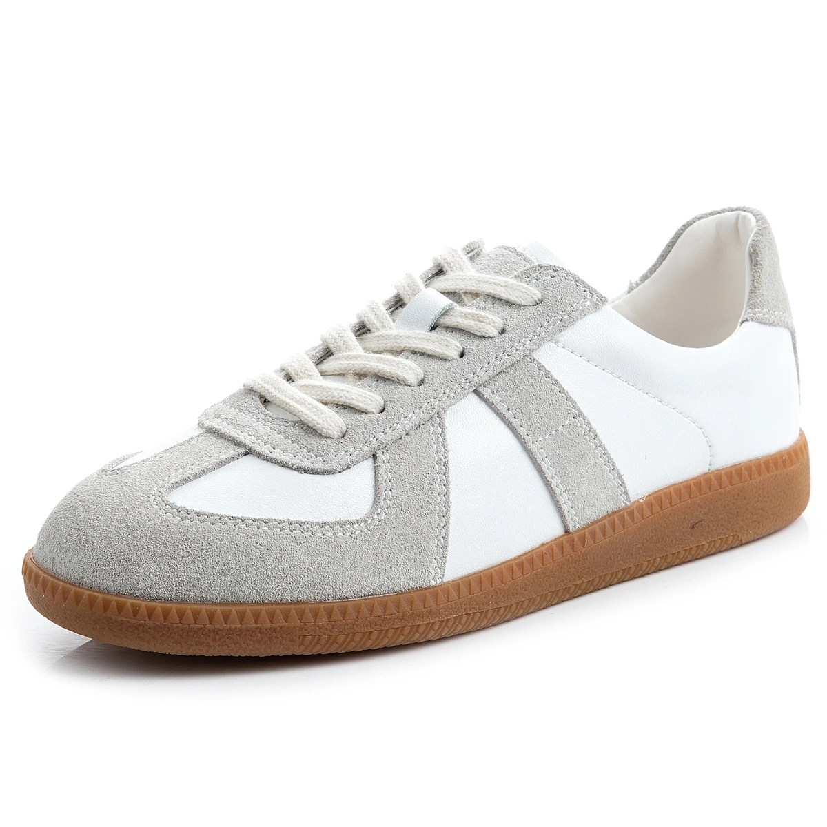 

Women Spring/Autumn 2021 New Fashion Sneakers Breathable Lace-up Flats Shoes For Woman Casual Vulcanized Shoes B0058