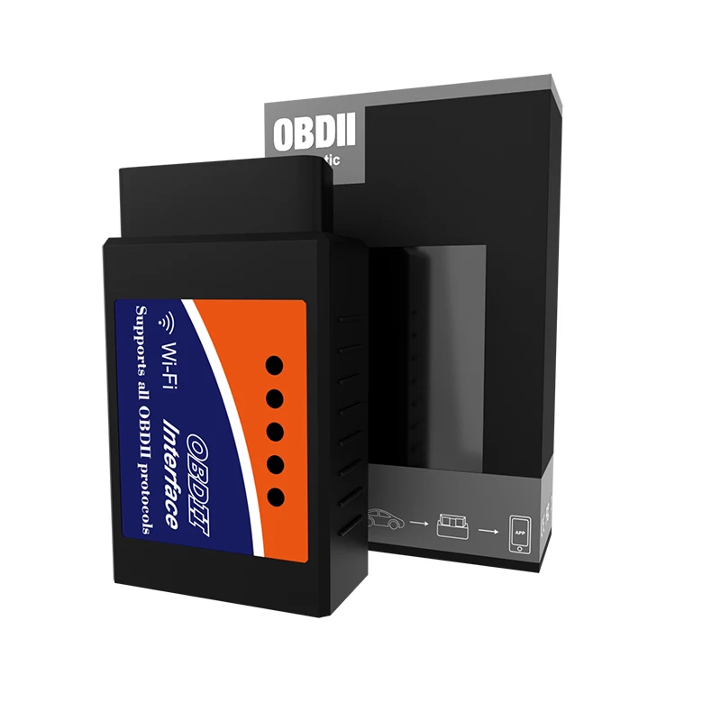 WiFi V1.5 Vdiagtool OBD2 ELM327 Wi-Fi диагностический инструмент OBDII сканер беспроводной ELM327 код ридер для Android/IOS/PC - Цвет: WiFi V1.5