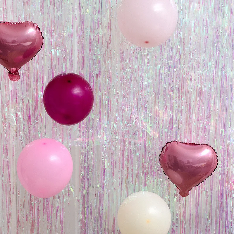 2 м день рождения свадьба фон занавес s блестящая золотая мишура бахрома Фольга