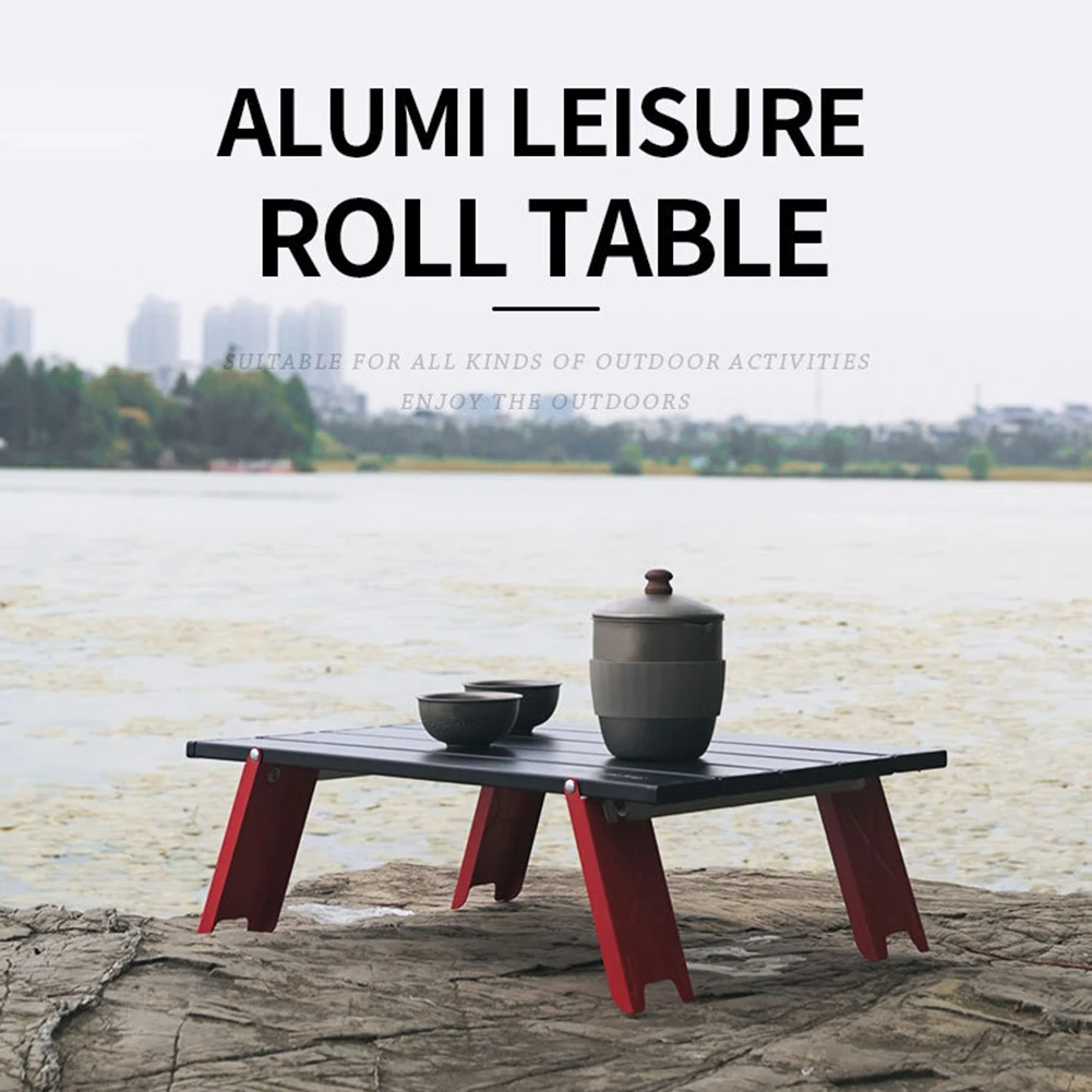 

Складной мини-стол из алюминиевого сплава, портативный бытовой стол для кемпинга на открытом воздухе, легкий гибкий легкий