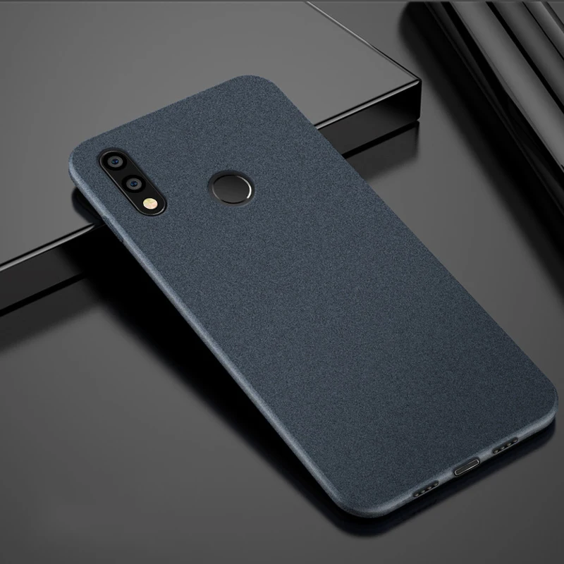 Тёмно-синий Чехол upaitou для OPPO Realme XT 5 3 Pro A9 A5 чехол с защитой от отпечатков пальцев для Realme X Lite C2 A1K K3 K1 матовый тонкий чехол из ТПУ - Цвет: Тёмно-синий