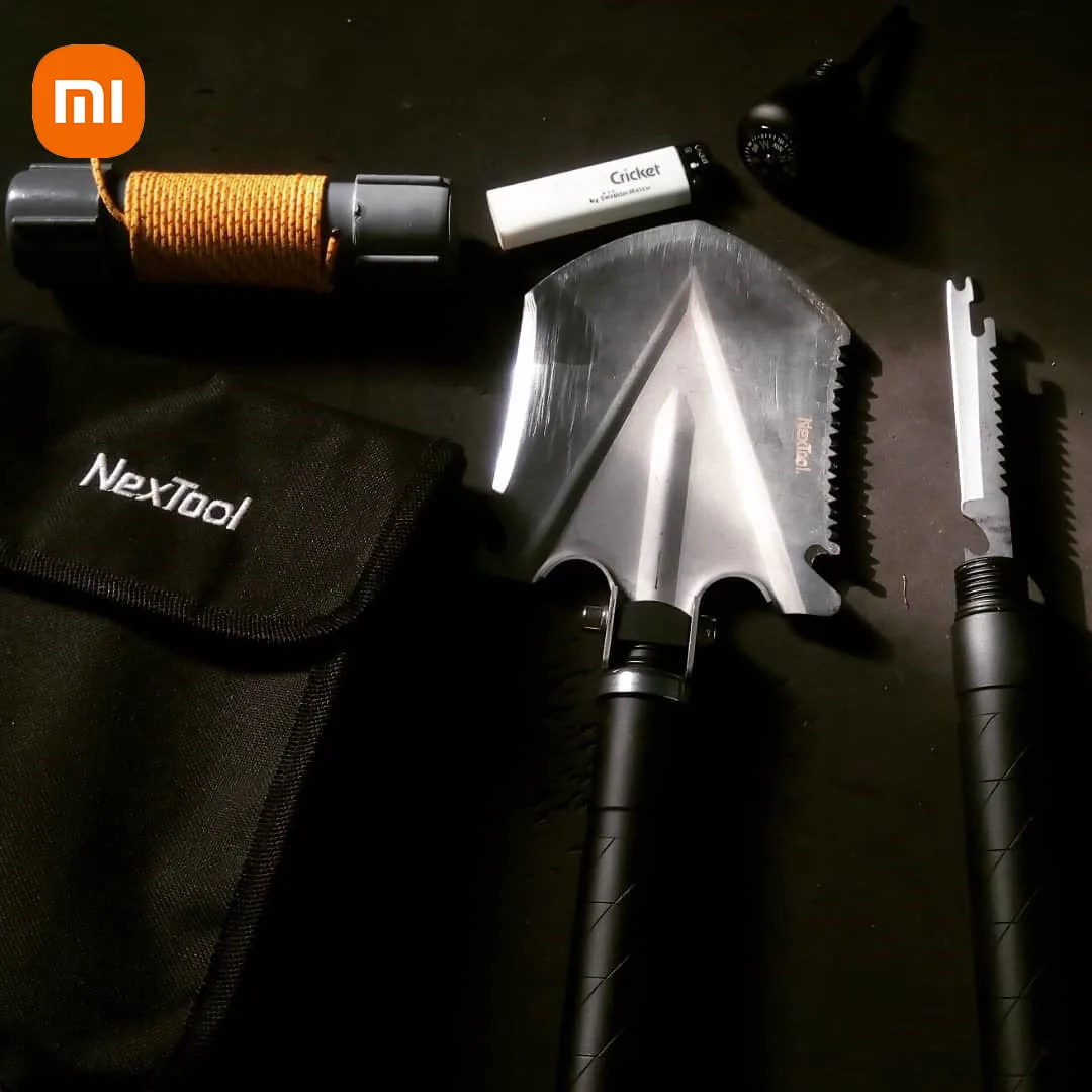

Многофункциональная лопата MI Nextool 158x200 мм, лопата для боеприпасов, лопата для самообороны, уличные складные инженерные инструменты с отверт...