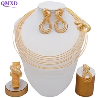 oversized ethiopian gold color big jewelry sets for women big circle jewelry sets nigerian wedding african luxury jewelry sets