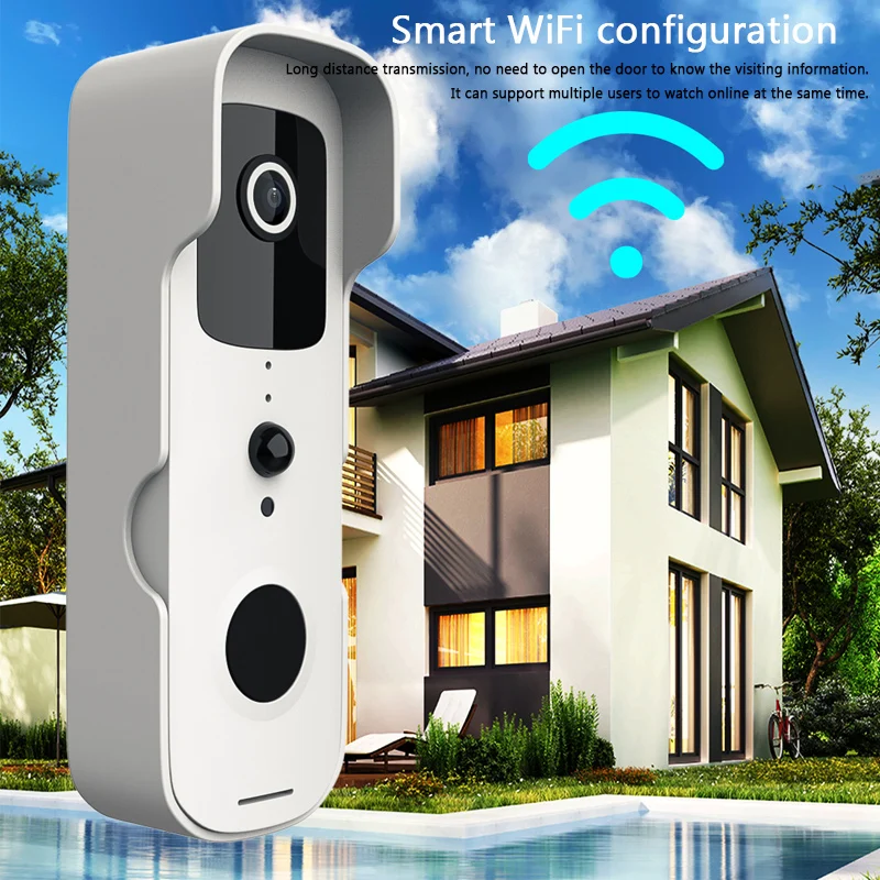 TuyaSmart Wireless Video Doorbell Digital Visual Intercom WIFI Door Bell  Waterproof Electronic Guard 1080P Home Security Camera enlarge