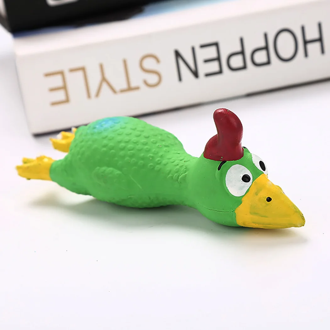 2 шт. кричащая курица игрушка со звуком для домашних животных собак сжимающийся