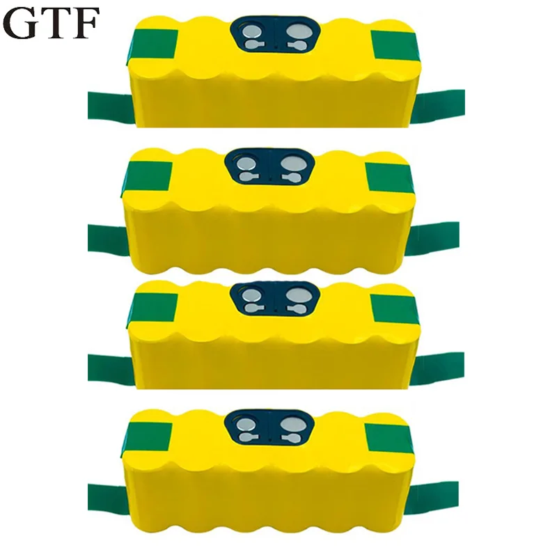 

Battery package gtf ni-mh for botirobot roomba, vacuum cleaner 14.4, 4500, 500, 600, 700,refillable accumulators and replacement