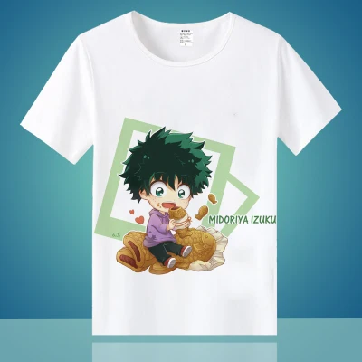 

My Hero Academia T Shirts Man Short Sleeve Clothing Boku No Hero Academia Funny Cartoon Print T-shirt Unisex TX012