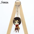 Брелок для ключей Крылья свободы, акриловый мультяшный персонаж аниме атака на Титанов, аксессуары для подарка