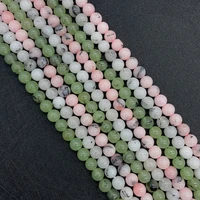 natural stone beads agate prehnite black crystal round loose beads for fashion jewelry making diy handmade bracelet beads 6 10mm