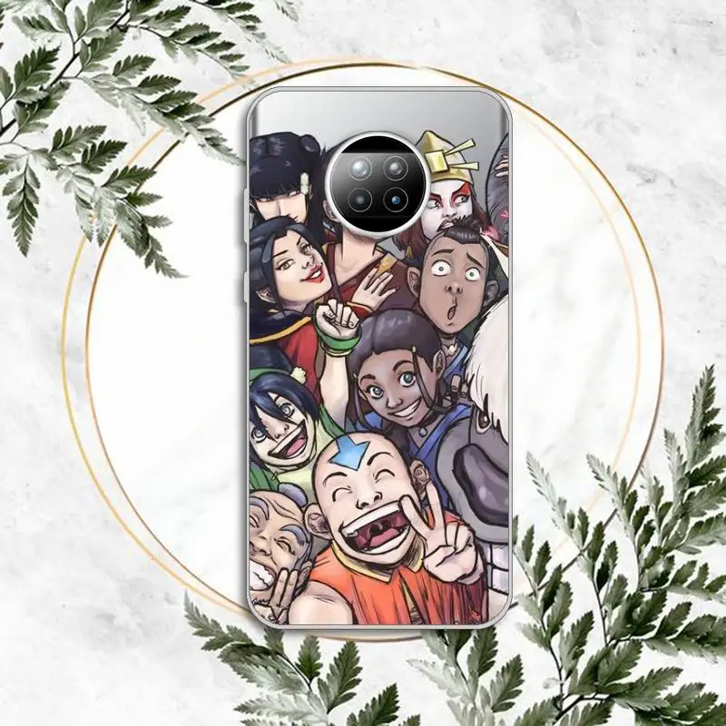 

Anime avatar the last airbender Phone Case Transparent for Xiaomi Redmi note 10 t 8 9 pro lite 11