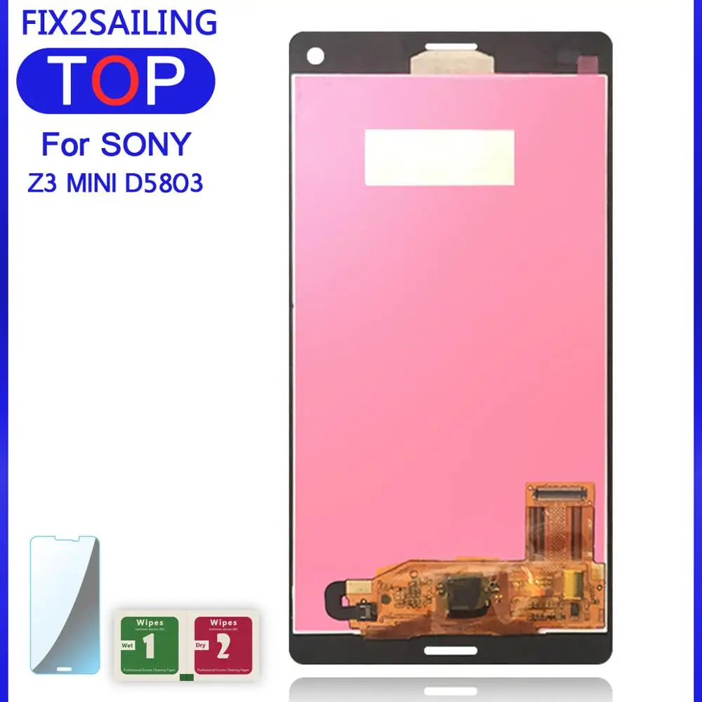 ЖК дисплей с сенсорным экраном и дигитайзером в сборе сменный для Sony Xperia Z3 Compact mini