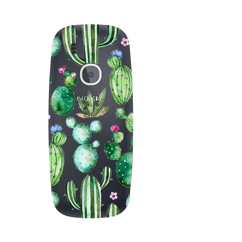 Мягкий ТПУ чехол для телефона Nokia 3310 2017 прозрачный силиконовый штамп защитная
