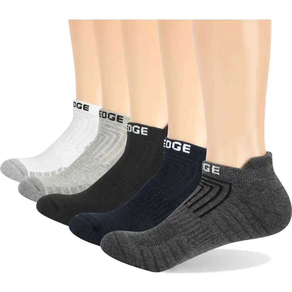 

Yuedge Unisex Breathing Cat Bathroom Kisses Low Cut Ankle Coach Shorts Sport Running Socks 5 Pairs Lots For Men and Women