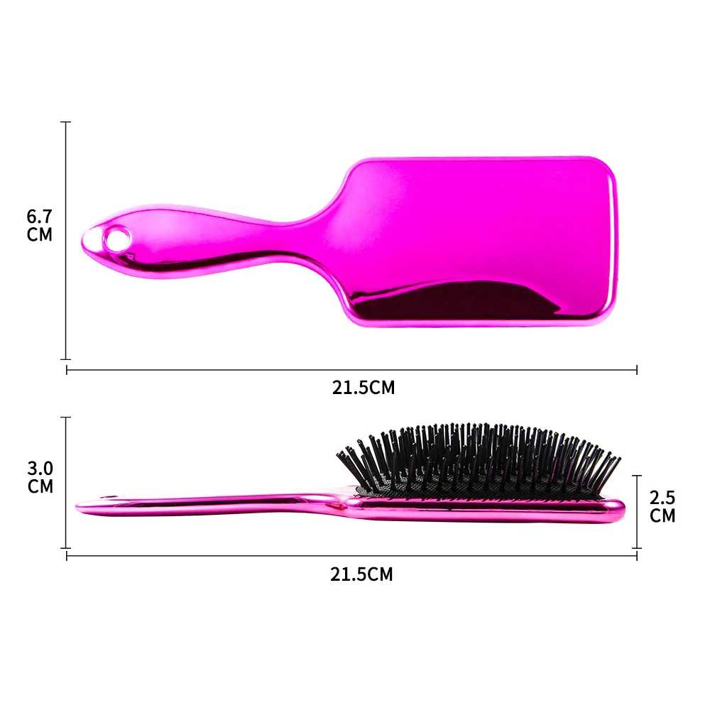 

Mirror-style Hair Comb Beauty Anti-Static Haircare Airbag Massage Hair Brush Large Plate Fluffy Hairdressing Barber Accessory