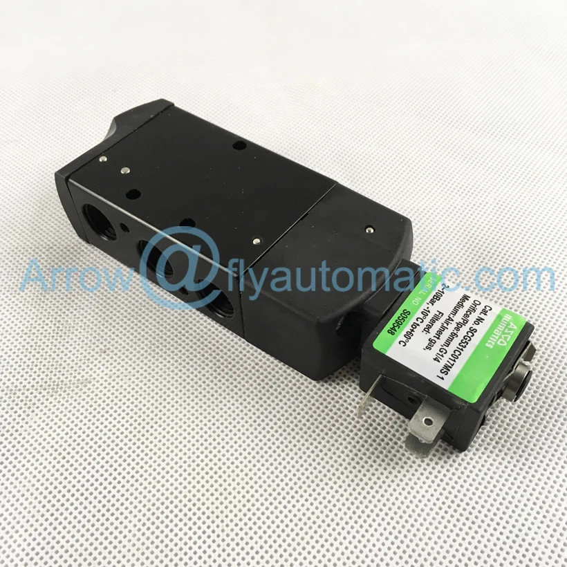 Пилотный управляемый электромагнитный клапан ASCO SCG531C017 серии MS 531 5/2 5/3|valve 12v|valve