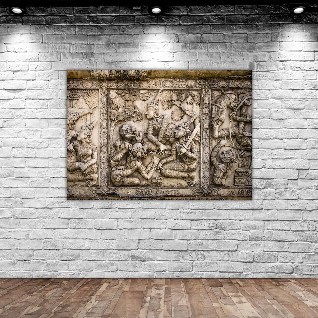 

BK Home Wall Carving Design Canvas Table 50x70cm-2
