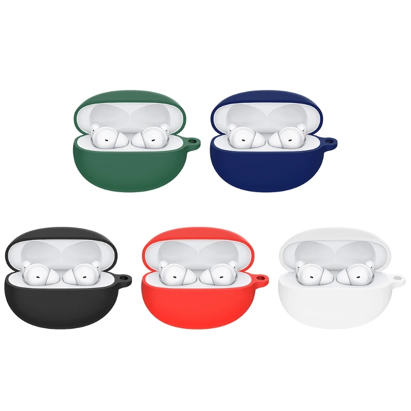 

Защитный чехол для OPPO Enco Free 2, беспроводные наушники-вкладыши для зарядки, Противопыльный и противоударный мягкий силиконовый чехол