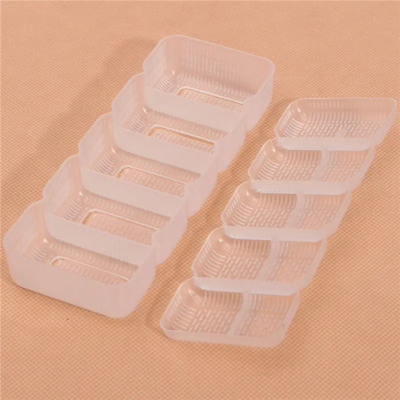 

1 Set Sushi Mold Japan Plastic Tools 5 Rolls square shaped Sushi Mold Maker Non Stick Press Drop Shipping DIY Tools