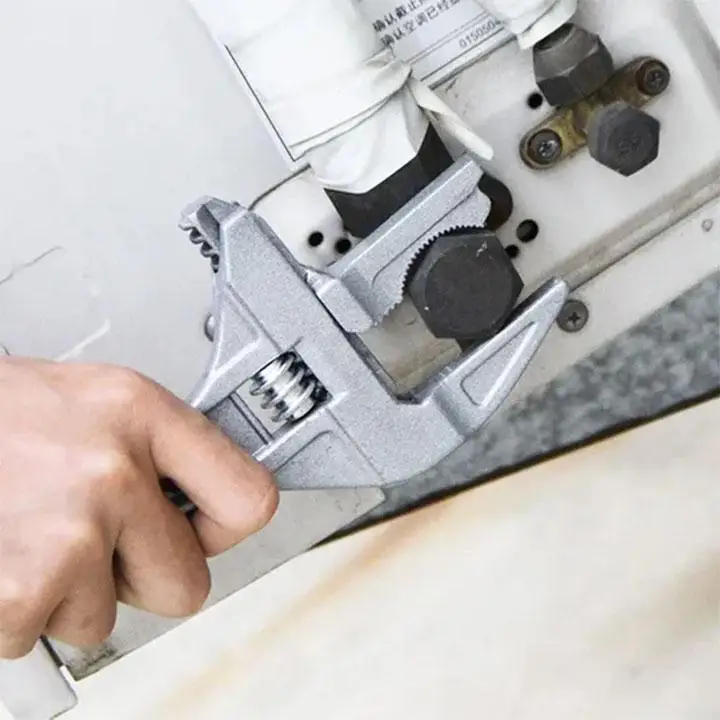 Регулируемый гаечный ключ из нержавеющей стали универсальный мини для ванной