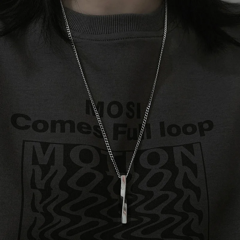 

Минималистичная винтажная цепочка на свитер, Модная бижутерия в стиле хип-хоп неправильной формы, ожерелье для женщин, подвеска, готические...