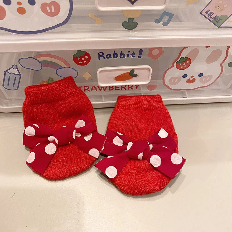 

Носки для девочек 0-4 лет, мягкие хлопковые нескользящие, до лодыжки, с большим бантом, для младенцев
