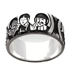 Винтажная фигурка рок-группы BeatlesRing, 1 шт., ювелирное изделие, коктейльное кольцо в стиле хип-хоп, оптовая продажа