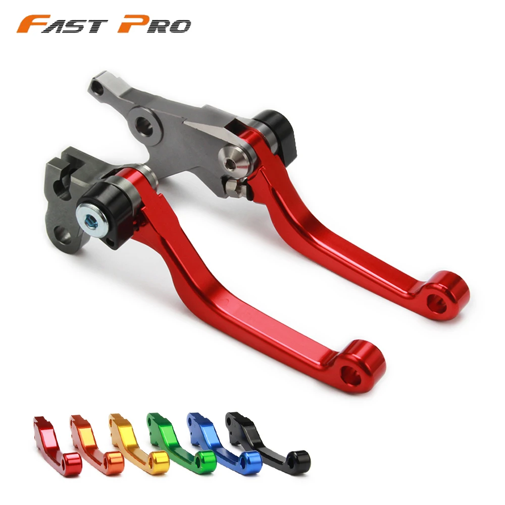 ЧПУ Заготовка поворотный Складной Красный рычаг сцепления и тормоза для Honda CRF250L