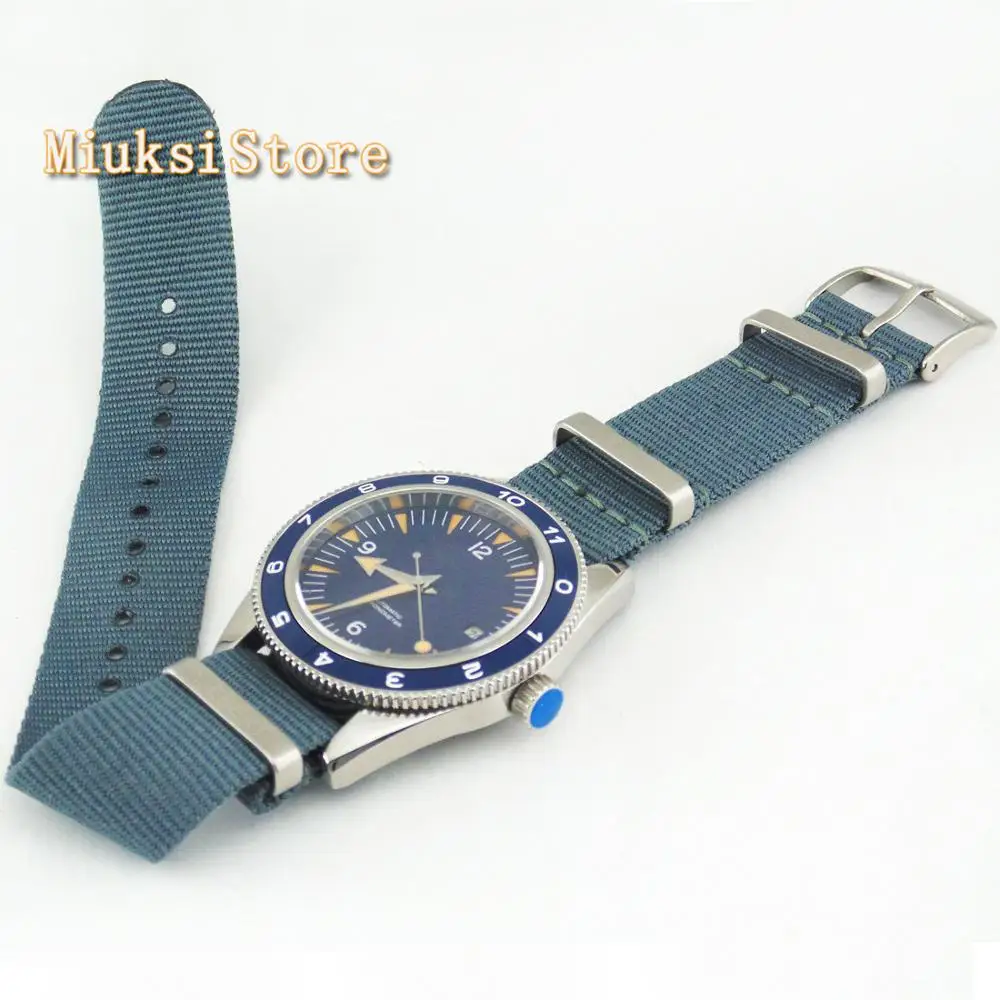 Часы мужские механические с сапфировым стеклом 41 мм 190-N | Наручные часы