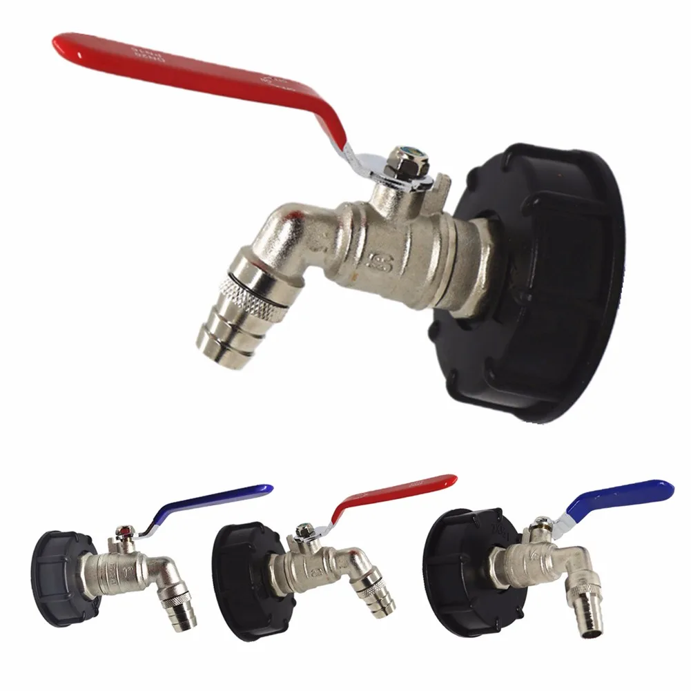 

Adapter IBC Tank Adapter Adaptor Connector Quick & Easy Connection S60*6 To 1/2 3/4