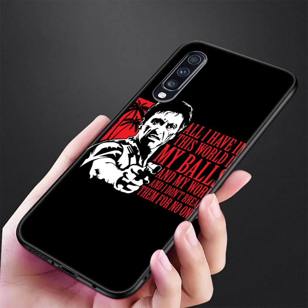 Мягкий силиконовый чехол Scarface Тони Монтана для samsung Galaxy Note 10 Plus A50s A40s A30s A20s A10s TPU |