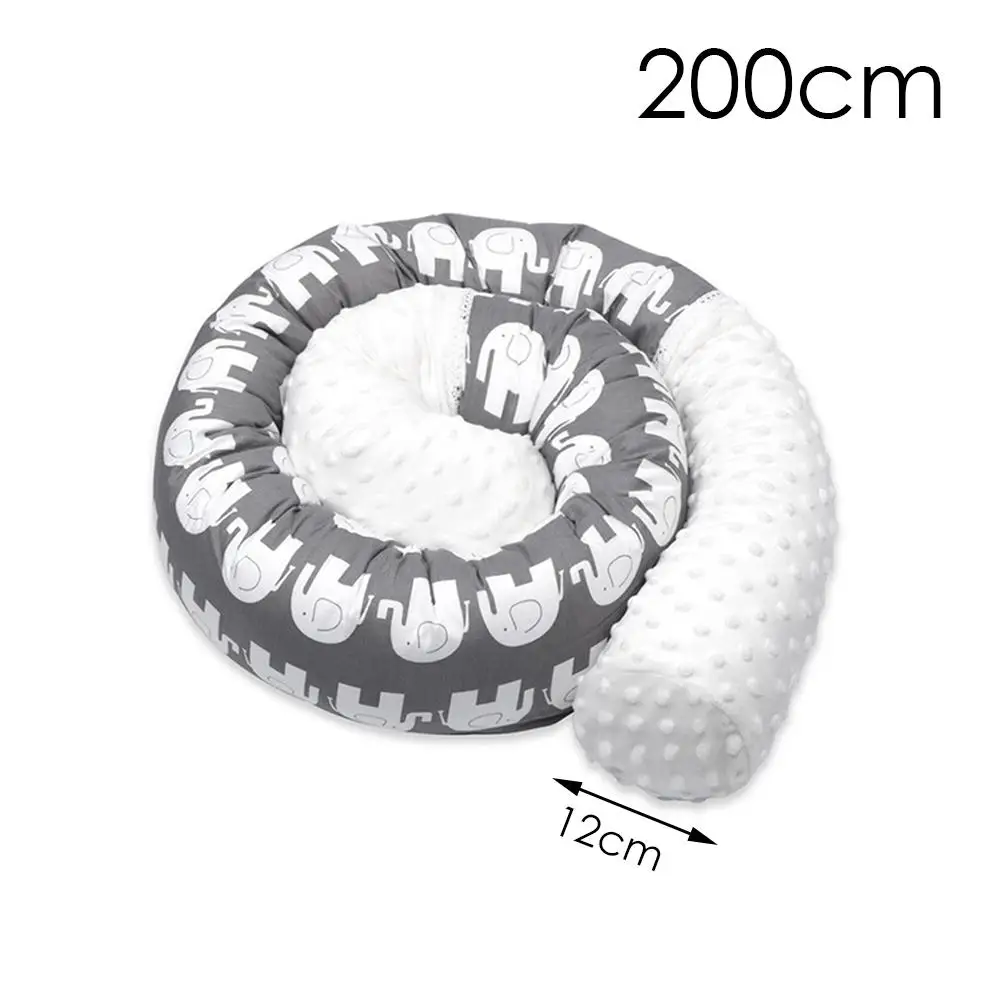 Бампер безопасный анти столкновения кроватки бампер кроватка мультфильм слон