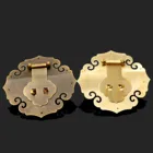 Латунный античный медный замок для мебели, застежка для ювелирных изделий, деревянная коробка, застежка с защелкой, замок с защелкой, китайская фурнитура для мебели