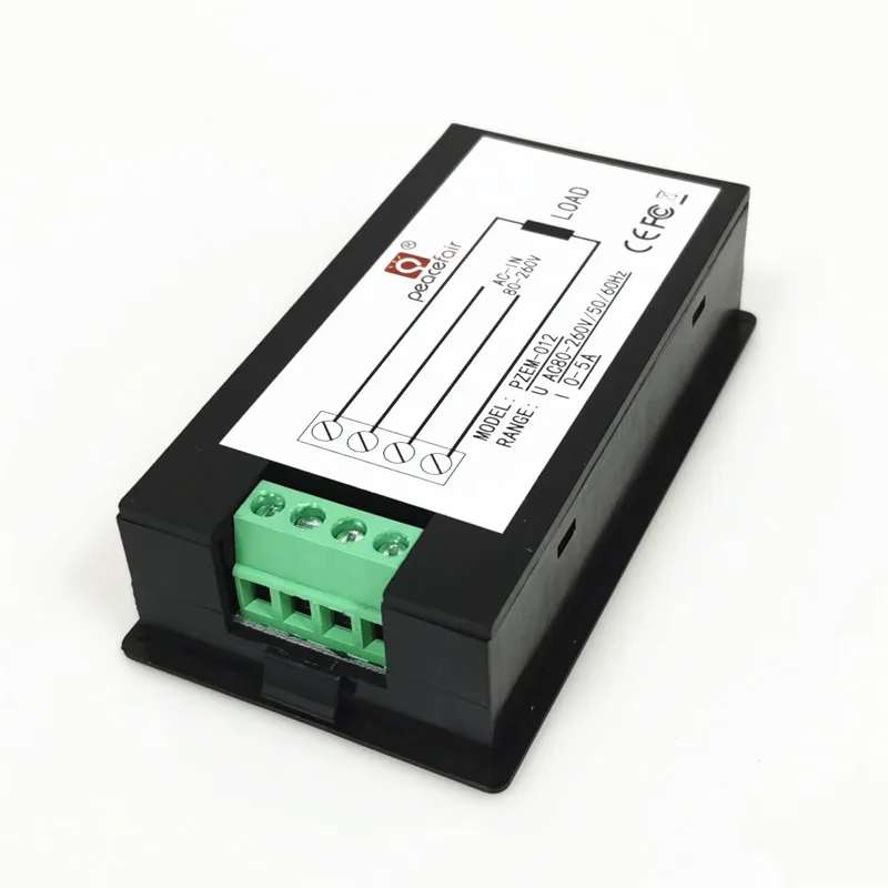 Peacefair AC цифровой ватт-метр амперметр умный электрический 220 В 5A Напряжение