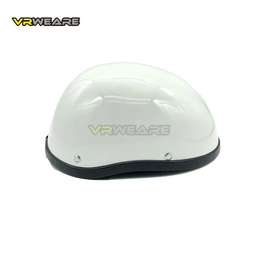 Шлем для мотоцикла WWII Cascos для Harley винтажный полуоборотный ретро-шлем на немецком чоппере Cruiser Matte Black.