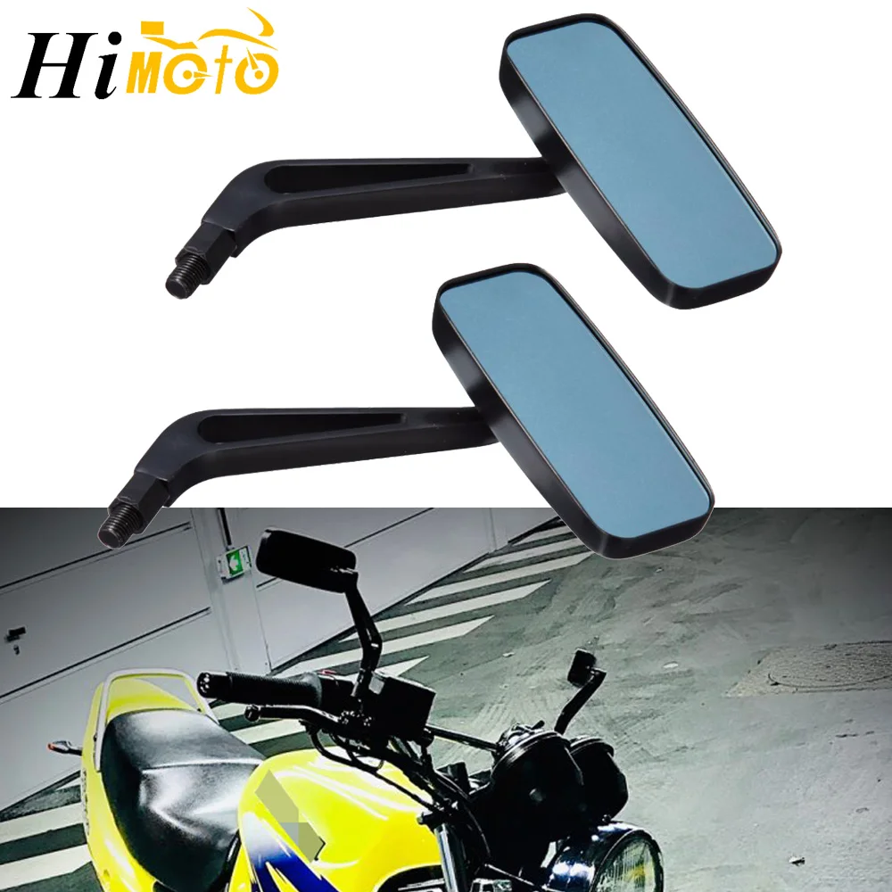 Мотоциклетное боковое зеркало заднего вида 8 мм 10 универсальное для Honda Yamaha Suzuki