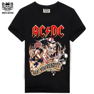 Мужская футболка ACDC В Стиле Хип-хоп, с изображением героев мультфильма Рок-преступность, абзац 9