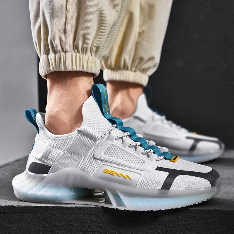 

Men 2021 Light Weight Running Shoes Men Sneakers Air Sole Breathable Zapatos De Mujer High Quality Fashion Casual Sport Shoes