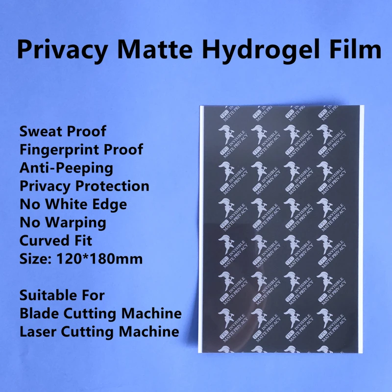 Pel&iacute;cula de hidrogel mate para privacidad, Protector de pantalla antirreflejos para todos los tel&eacute;fonos m&oacute;viles, Universal, TPU, a prueba de Peep-Proof, para m&aacute;quina de cuchillas, 10-50 Uds.-0