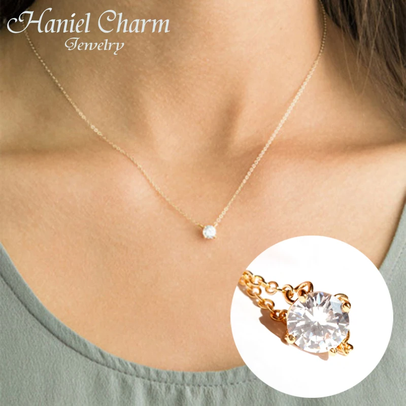 

Fashion Shiny Zircon Invisible Transparent Thin Line Simple Choker Necklace Women Jewelry Collana Kolye Bijoux Collares Collier