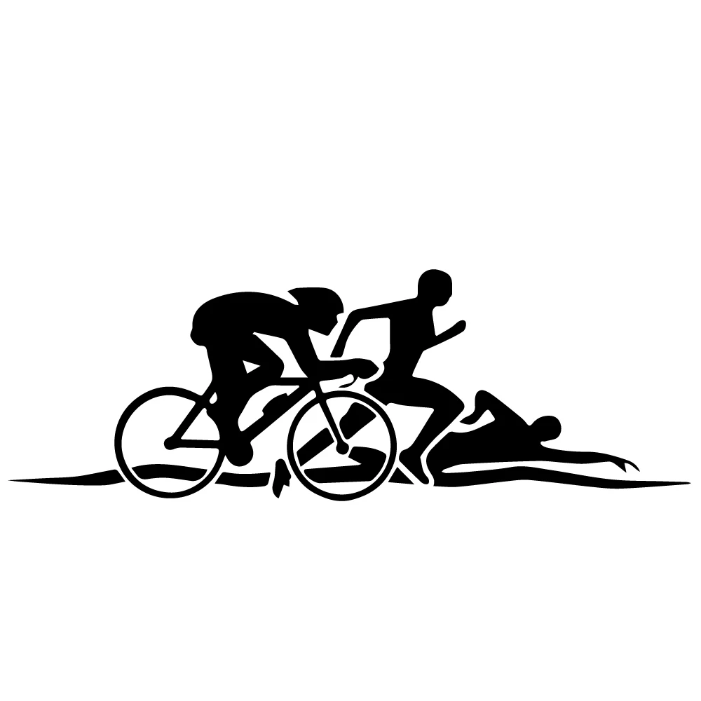 Симпатичная наклейка на автомобиль для велосипедистов забавная топливную