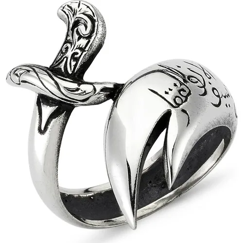 

Hz. Ali Sword Zulfiqar Ring Silver Men 'S Ring