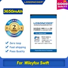 100% Оригинальный LOSONCOER 3650 мАч SWB0115 для Wileyfox Swift мобильный телефон аккумулятор