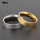 Модное золотистоесеребристое кольцо Bten для женщин и мужчин шириной 46 мм, кольцо на безымянный палец, подарок на день Святого Валентина