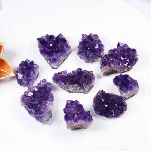 

2PCS 20-30g natural quartz crystal amethyst cluster cluster cave specimen healing