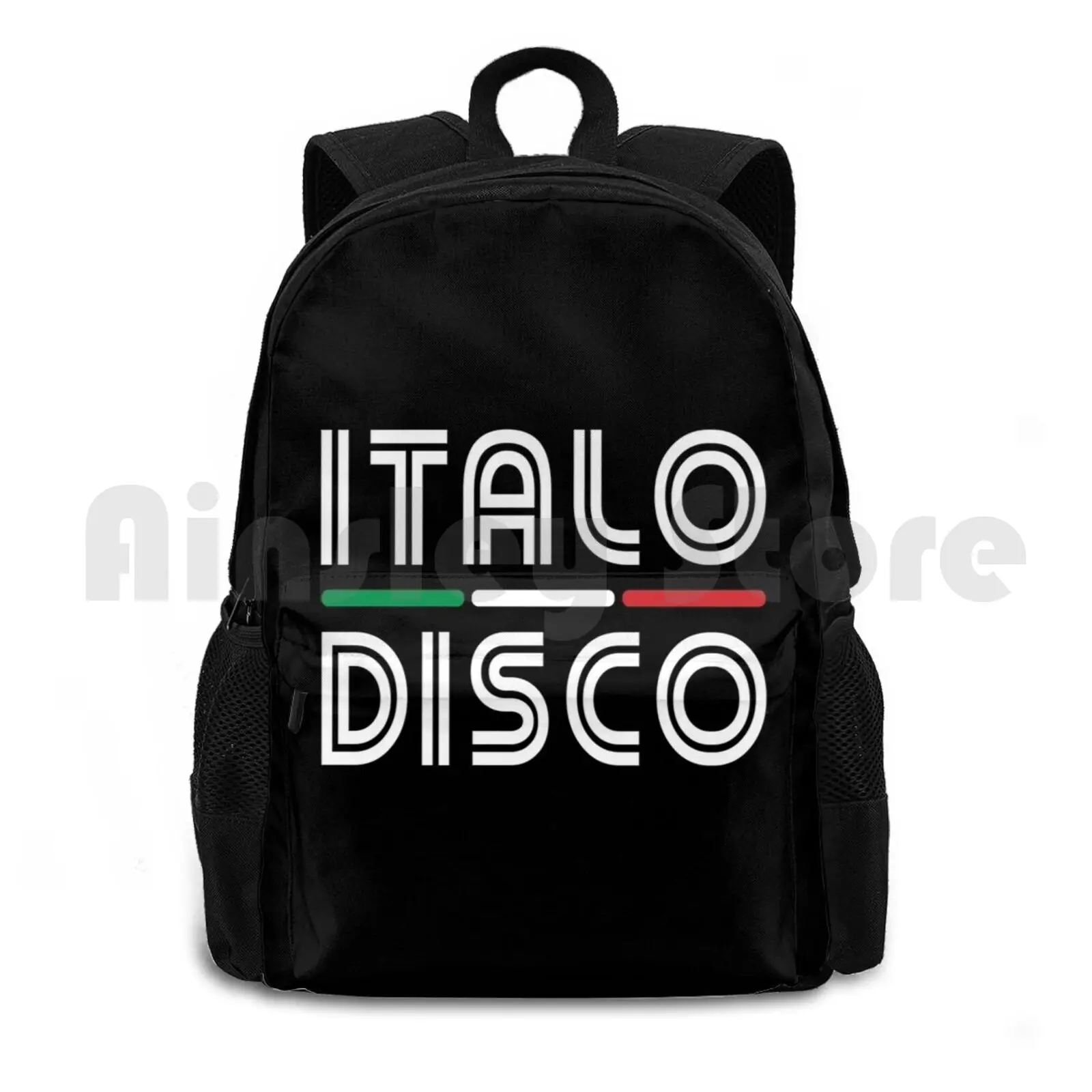 Походный рюкзак Italo для улицы водонепроницаемый походный портфель Disco Italodisco Retro 80s