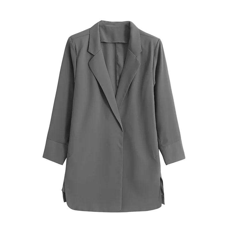 

New Spring Summer Women's Jacket 2021 Lady Slim Blazer Women Casual Fashion Seven Points sleeve short sleeve Sleeve Coat